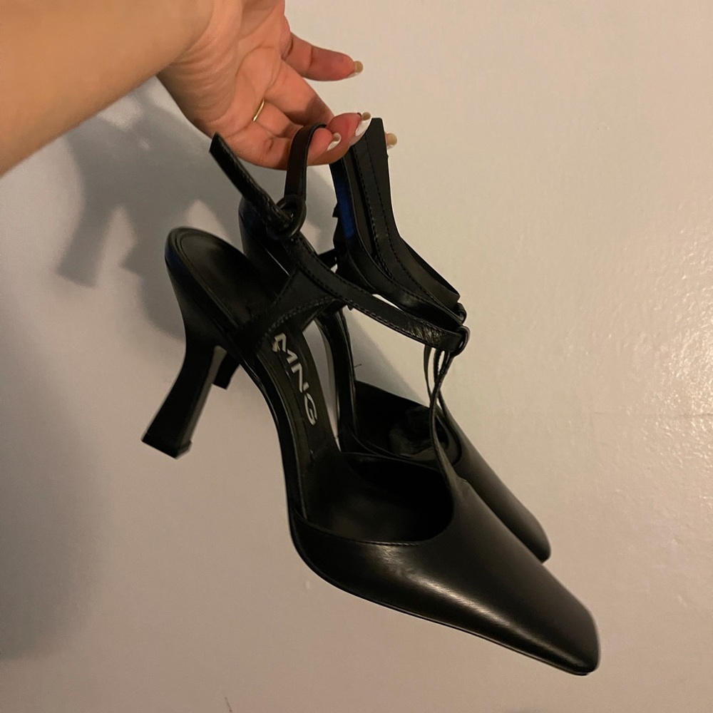 MANGO tstrap heels